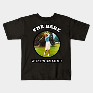 🏌️‍♀️ The Babe, World’s Greatest Female Athlete of 20th Century Kids T-Shirt